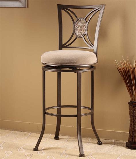 bar stool chairs metal brackets|metal bar stools that swivel.